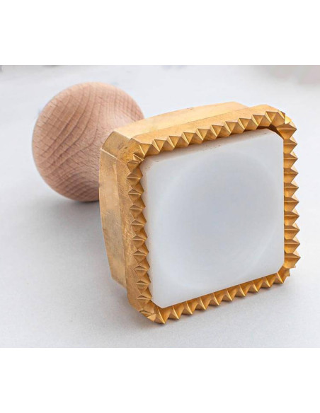 Stampo ravioli in ottone quadro mm 60 con estrattore