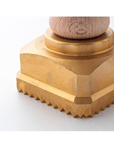 Stampo ravioli in ottone quadro mm 60 con...