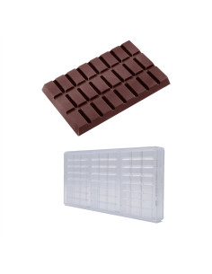 Stampo per cioccolato in policarbonato per tavoletta 200...