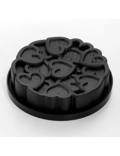 Stampo in silicone Eros 2.0 - tortiera con cuori 2