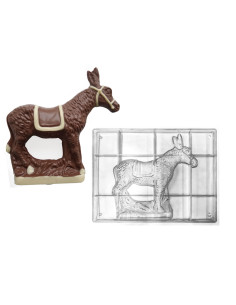 Stampo per cioccolato in policarbonato ASINO Cm 25