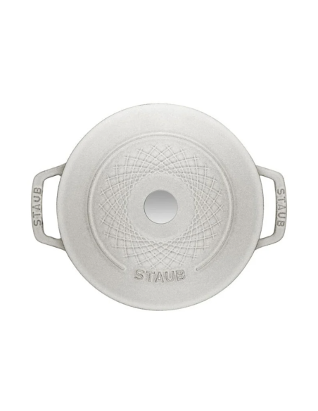 Staub - Cocotte in ghisa Twister - bianco
