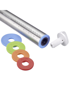 Mattarello in acciaio inox con spessori 2