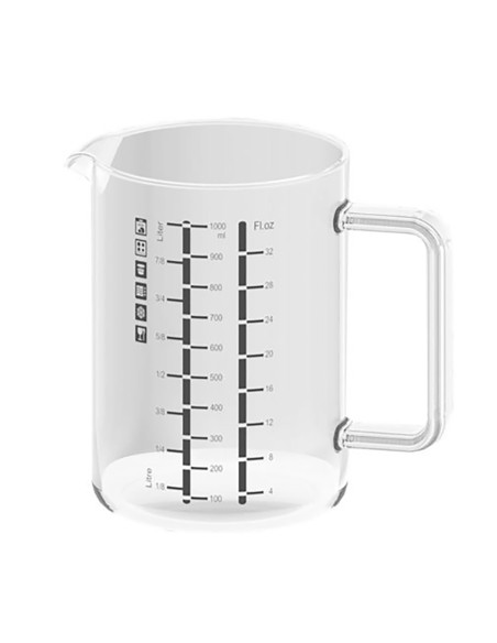 Caraffa graduata in vetro borosilicato
