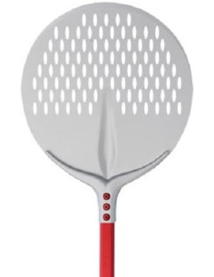 Pala pizza tonda forata Ø Cm 36 - Serie Tulip - Manico... 2