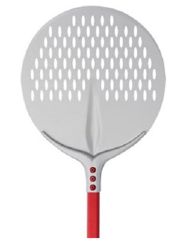 Pala pizza tonda forata Ø Cm 36 - Serie Tulip -...