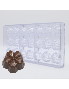 Stampo per cioccolato in policarbonato FIORE SAKURA ORIGAMI