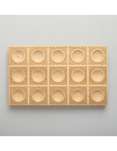 Stampo per ravioli in legno di faggio - CIRCLES