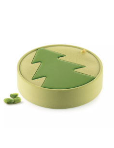 Stampo in silicone Hiver - tortiera tonda con albero di...
