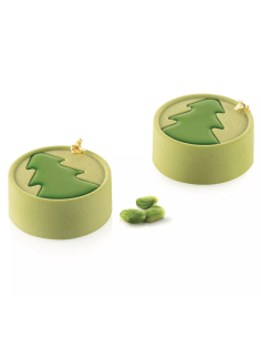 Stampo in silicone Mini Hiver - monoporzione tonda con...