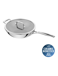 Zwilling - Wok con coperchio - 30 cm - Serie Peak 2