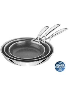 Zwilling - Padella antiaderente in acciaio inox - Serie Peak 2