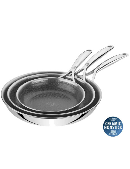 Zwilling - Padella antiaderente in acciaio inox - Serie Peak
