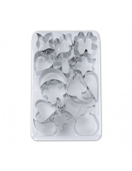 Set 15 mini tagliapasta da decorazione