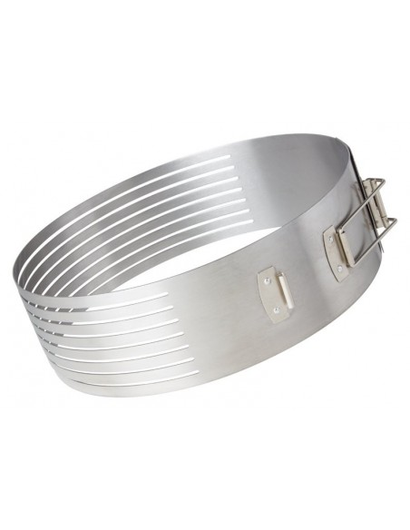 Fascia affettatorte regolabile in acciaio inox